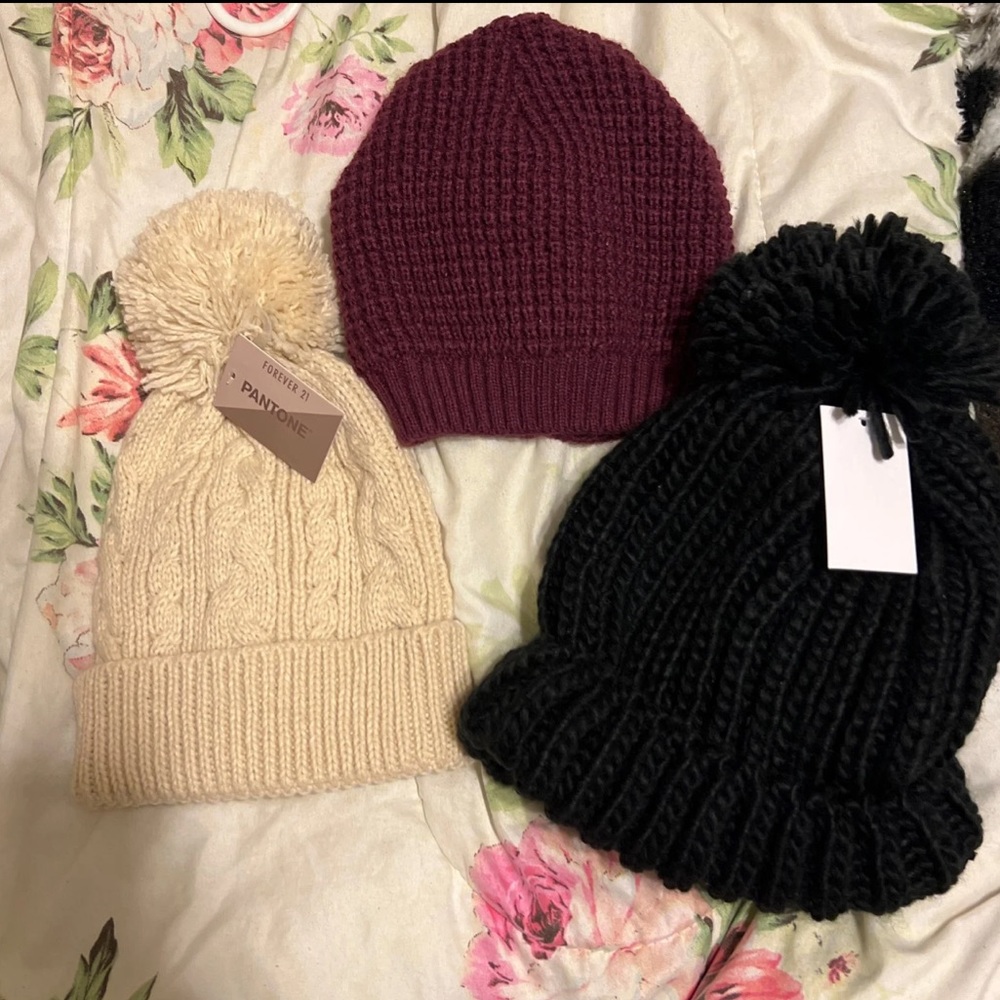 Forever 21 Beanie Bundle - NEW